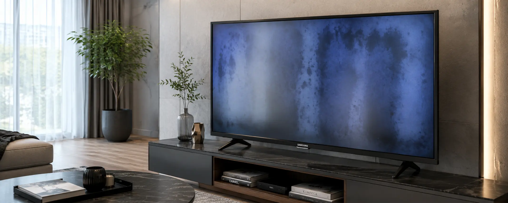 LCD TV Lekelenme